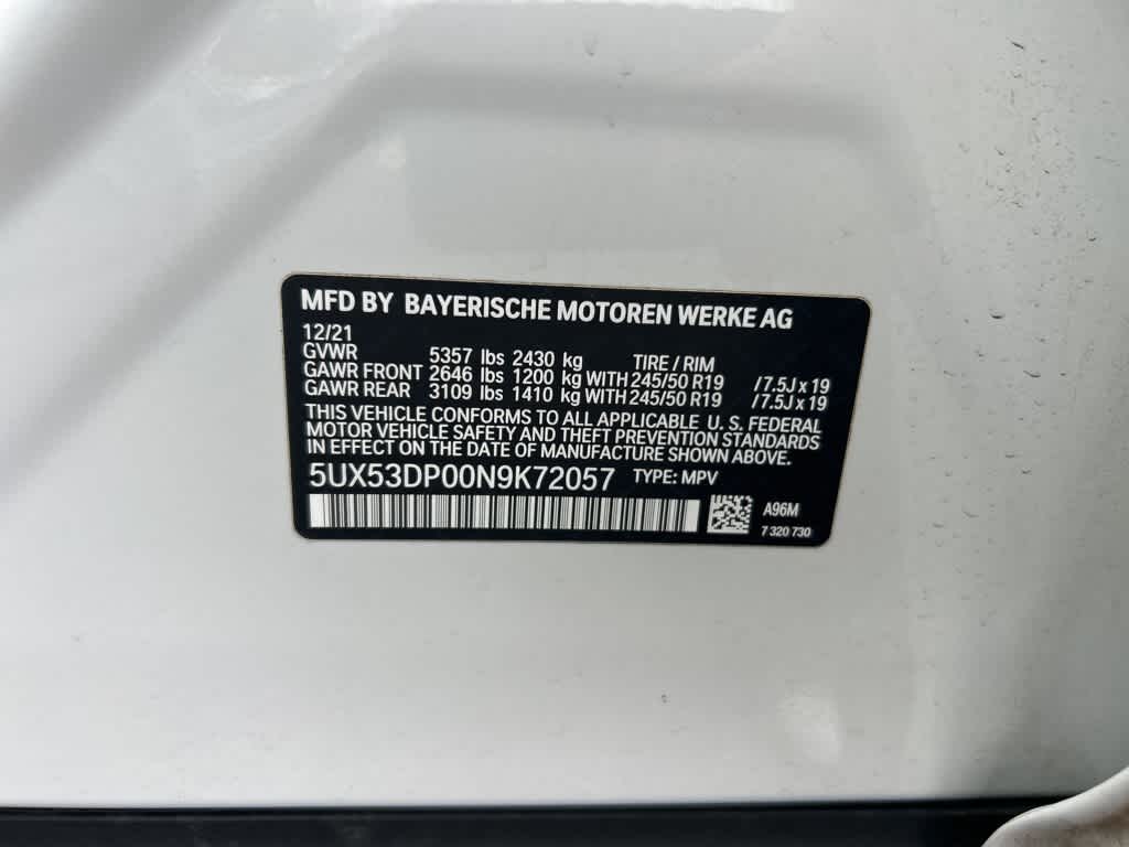 2022 BMW X3 xDrive30i