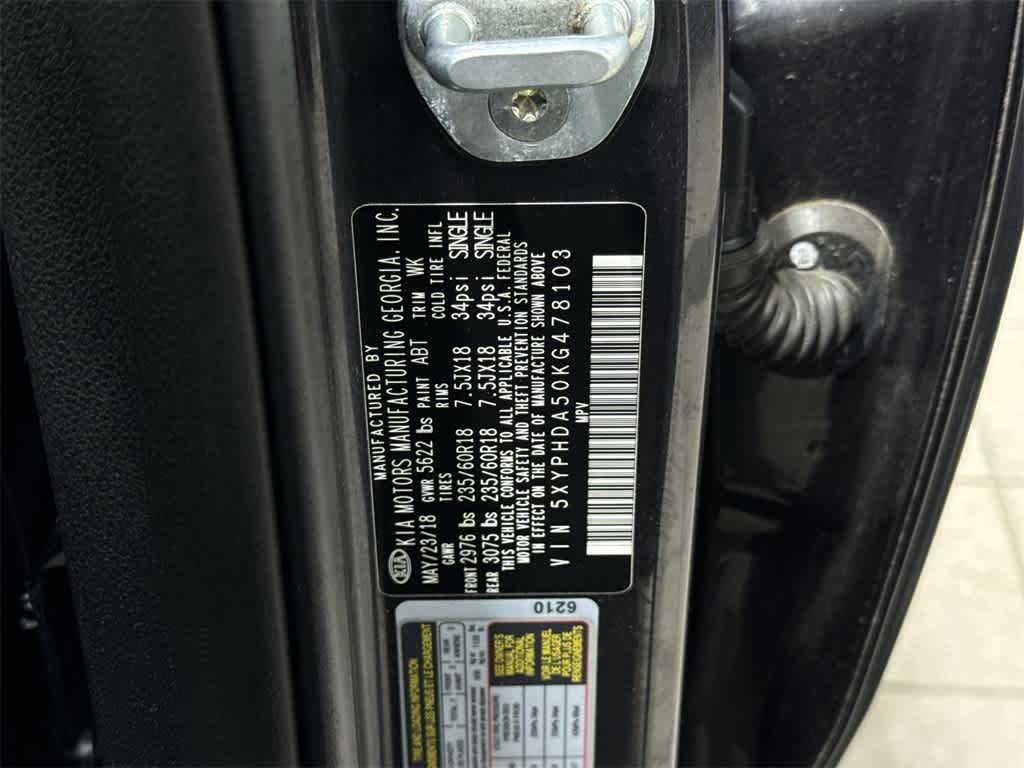 2019 Kia Sorento EX V6