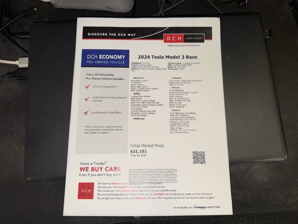 2024 Tesla Model 3 RWD