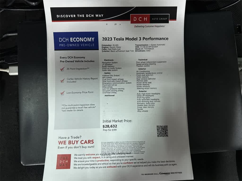 2023 Tesla Model 3 Performance