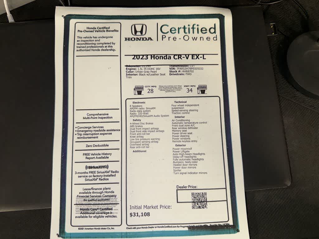 2023 Honda CR-V EX-L