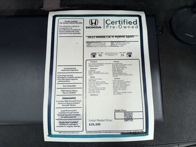 2023 Honda CR-V Hybrid Base