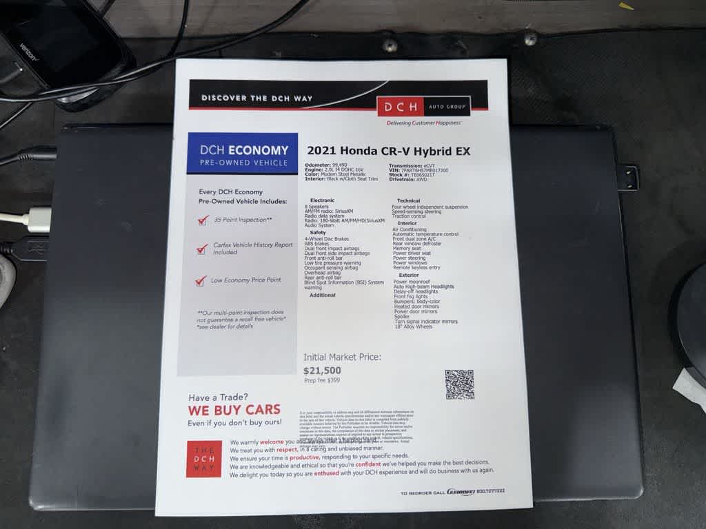 2021 Honda CR-V Hybrid EX