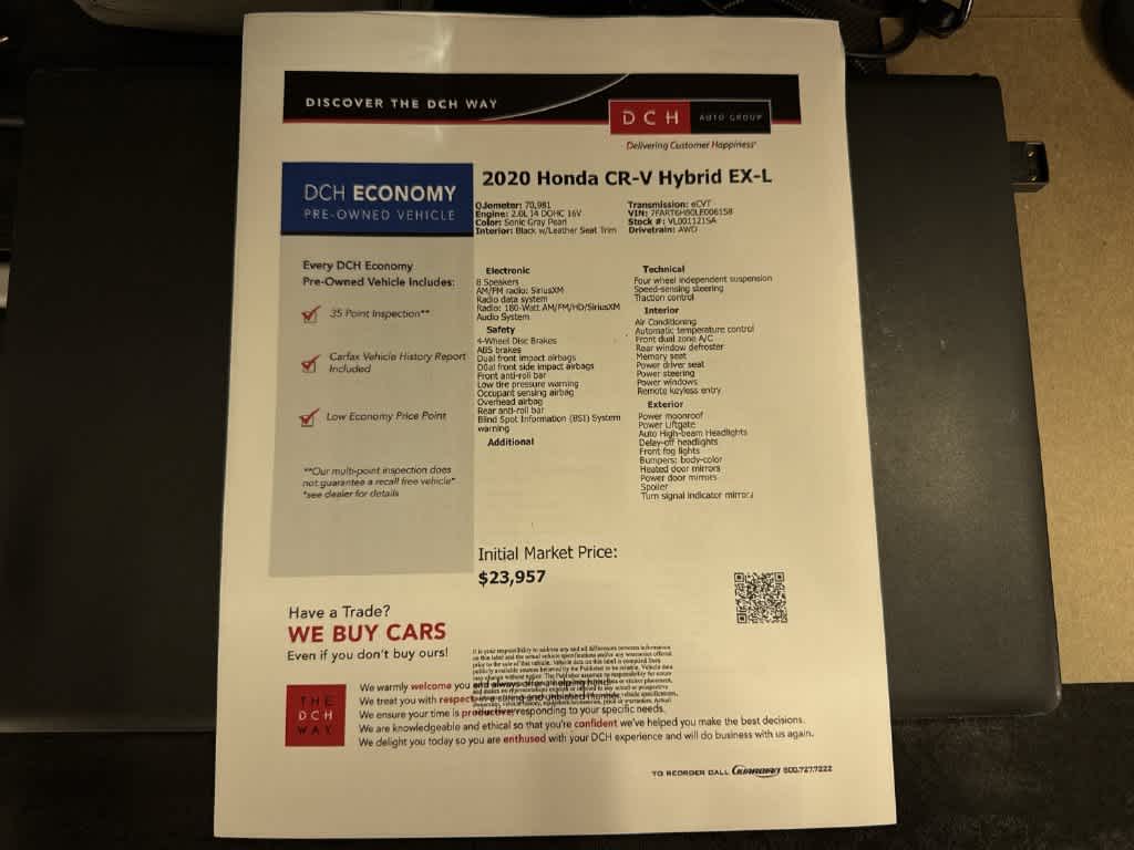 2020 Honda CR-V Hybrid EX-L