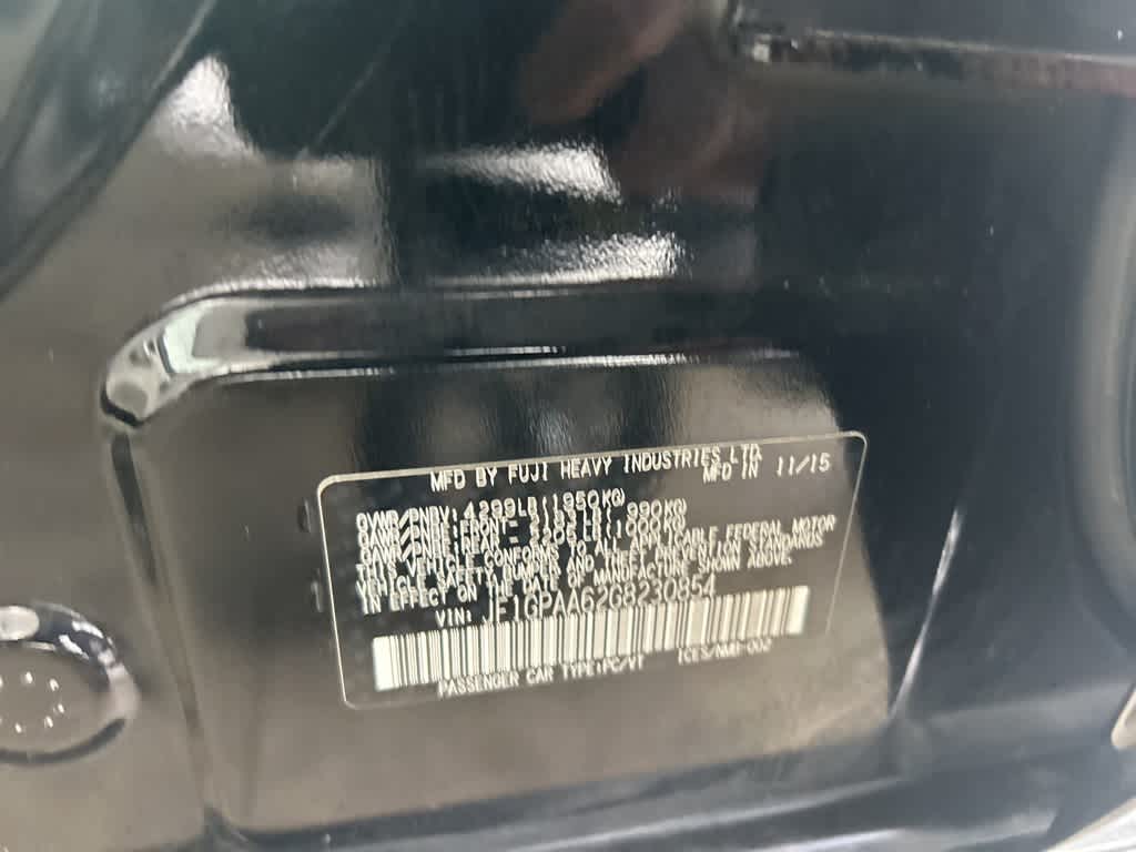 2016 Subaru Impreza 2.0i