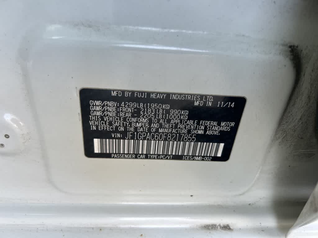 2015 Subaru Impreza 2.0i Premium