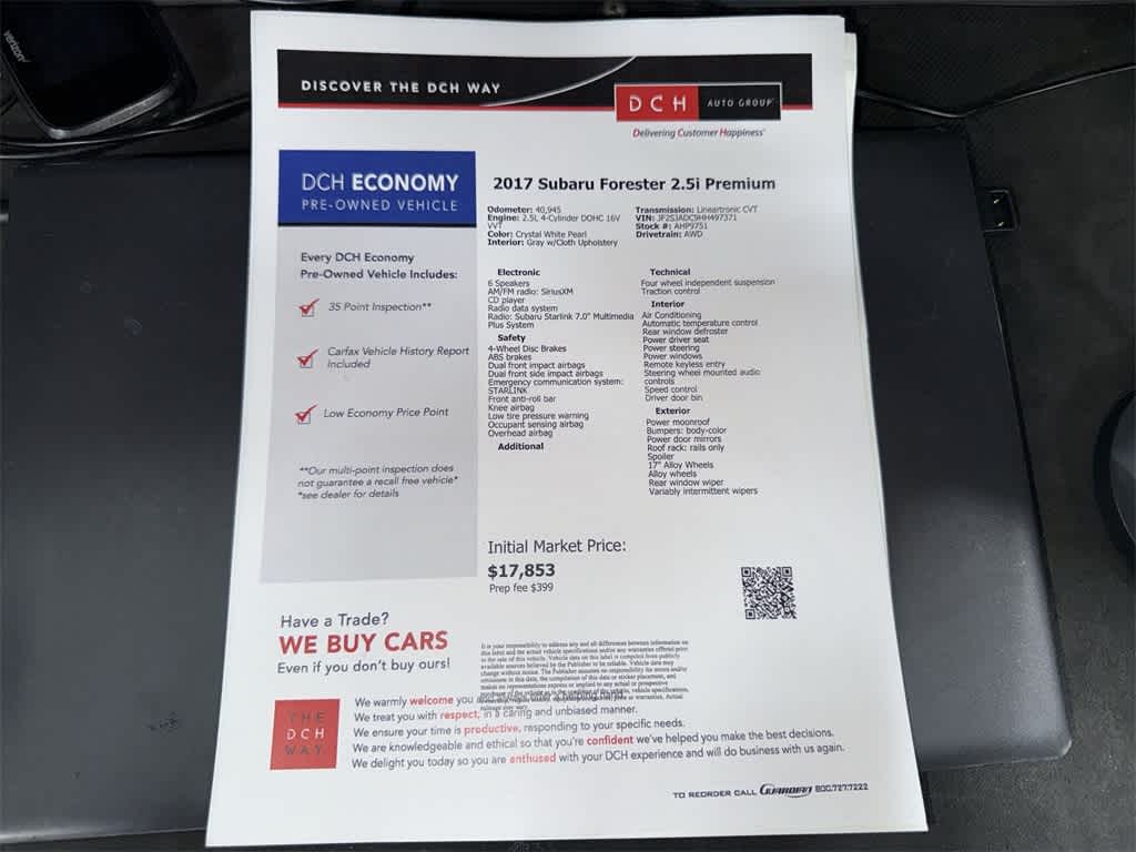 2017 Subaru Forester Premium