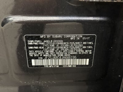 2018 Subaru Forester Limited