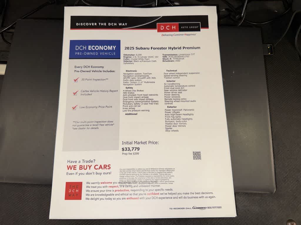 2025 Subaru Forester Premium Hybrid