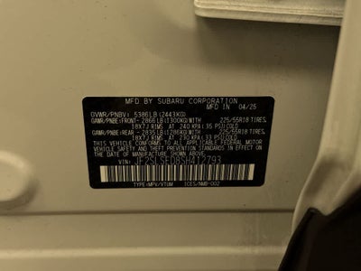 2025 Subaru Forester Premium Hybrid