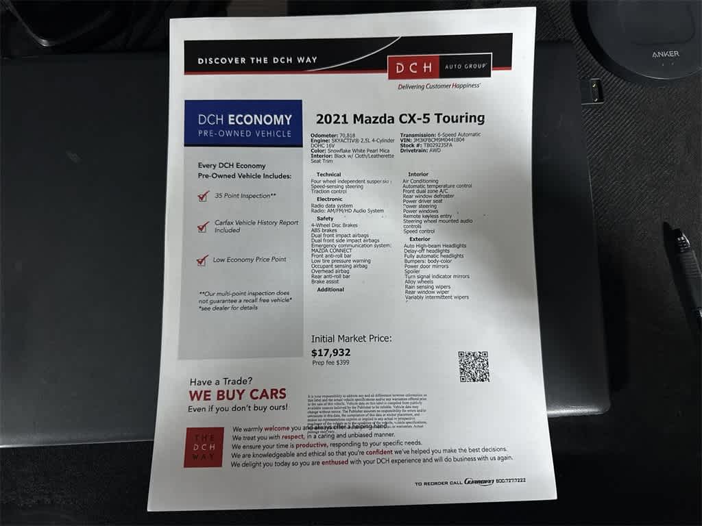 2021 Mazda Mazda CX-5 Touring