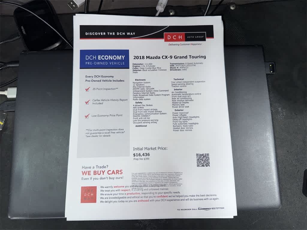 2018 Mazda Mazda CX-9 Grand Touring