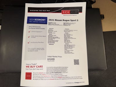 2021 Nissan Rogue Sport S