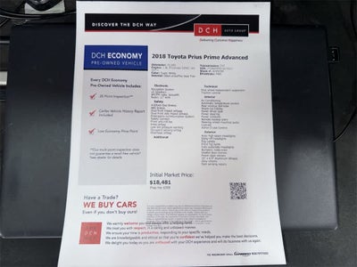 2018 Toyota Prius Prime Advanced