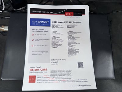 2024 Lexus UX UX 250h Premium