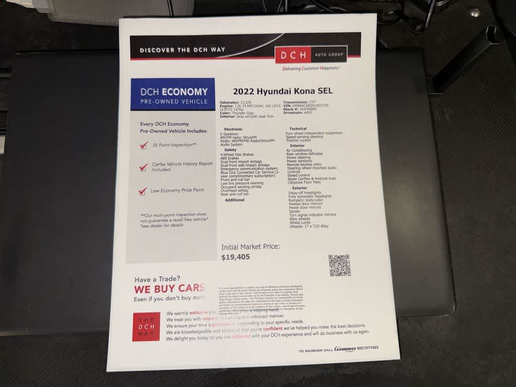 2022 Hyundai Kona SEL