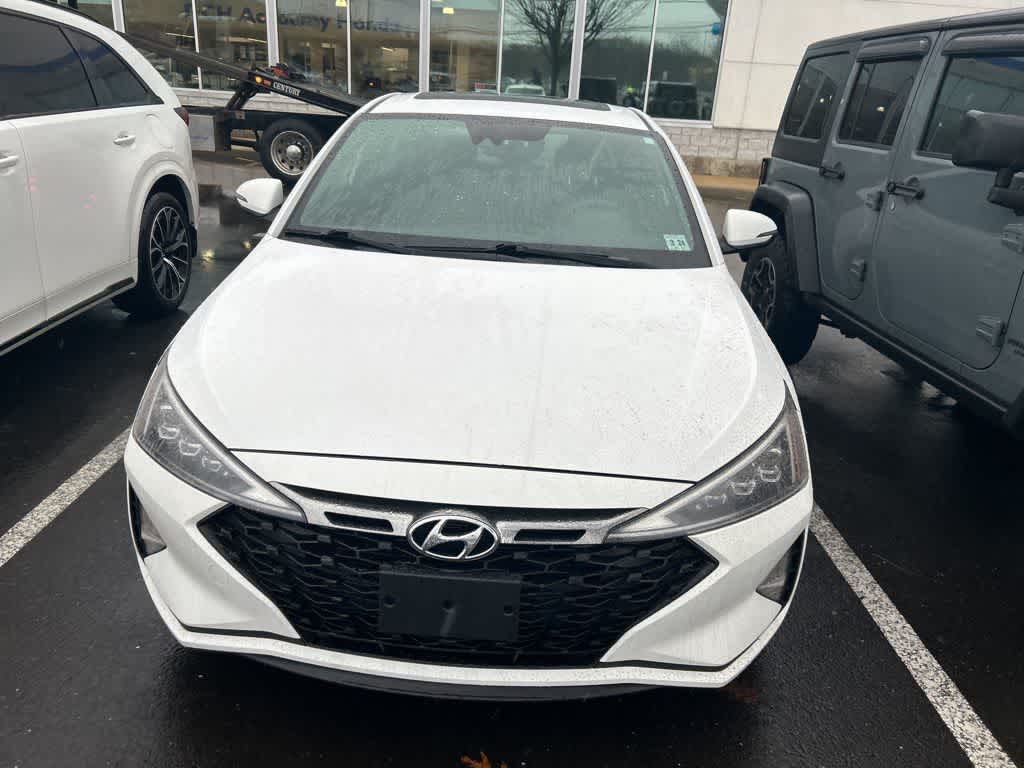 Used 2019 Hyundai Elantra Sport with VIN KMHD04LB0KU818518 for sale in Old Bridge, NJ