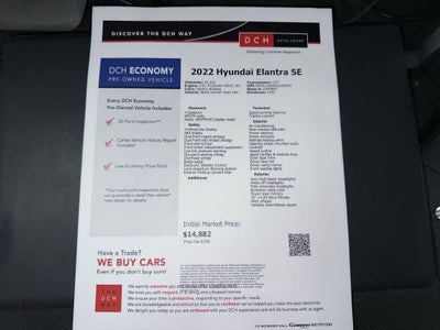 2022 Hyundai Elantra SE