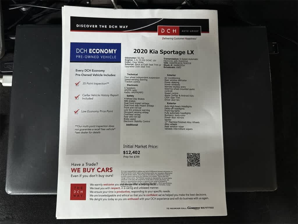 2020 Kia Sportage LX