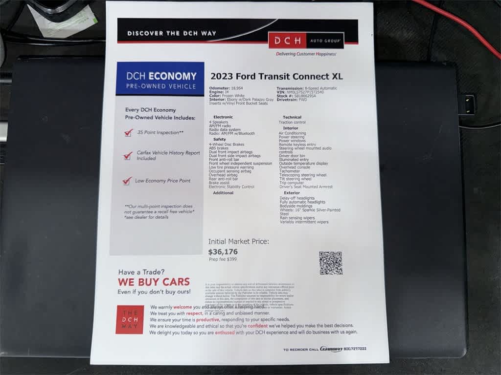 2023 Ford Transit Connect XL