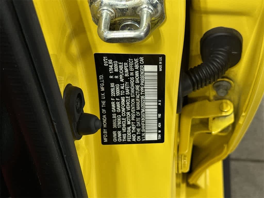 2021 Honda Civic Type R Limited Edition