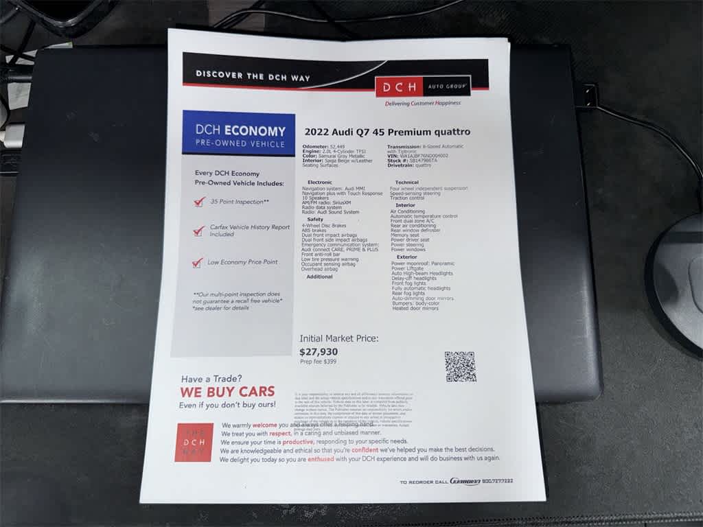 2022 Audi Q7 Premium