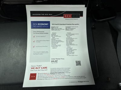 2023 Audi S5 Sportback Premium Plus