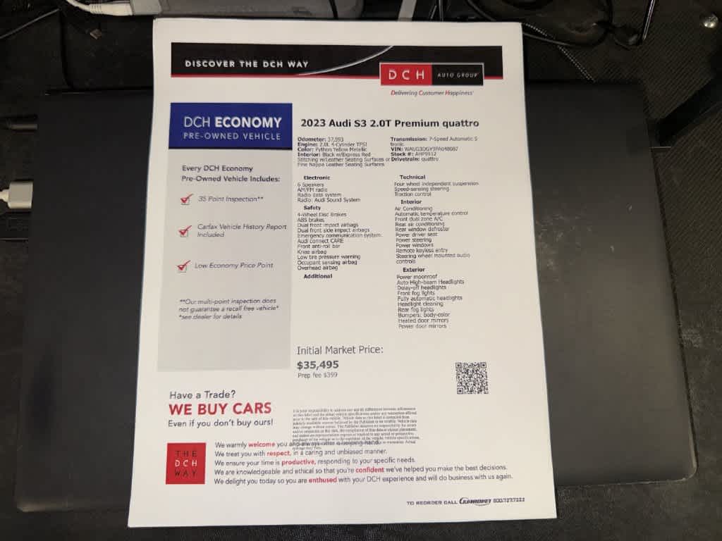 2023 Audi S3 Premium