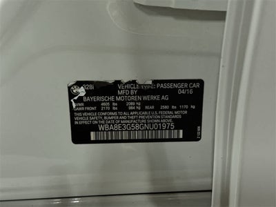 2016 BMW 3 Series 328i xDrive