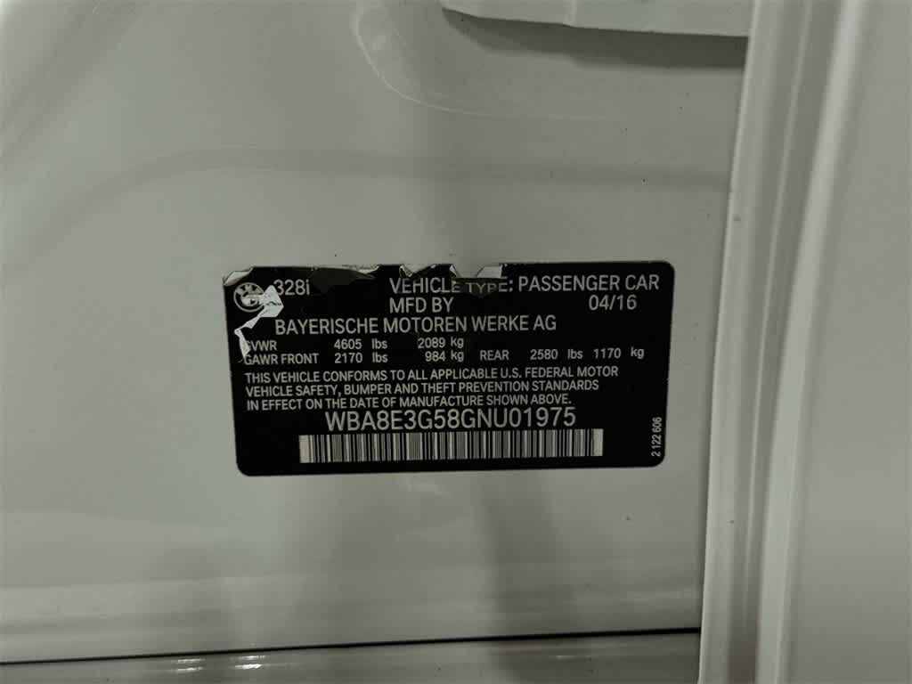 2016 BMW 3 Series 328i xDrive