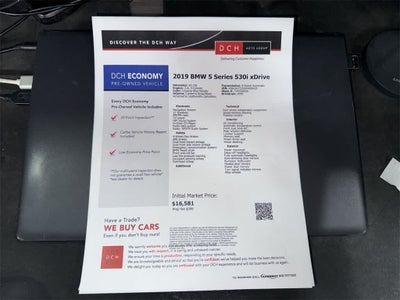 2019 BMW 5 Series 530i xDrive