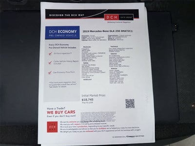 2019 Mercedes-Benz GLA GLA 250