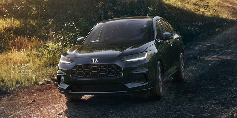 2026 Honda HR-V in black, combining sleek design and off-road capability.