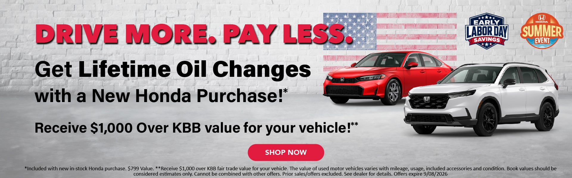 Lifetime Oil Changes