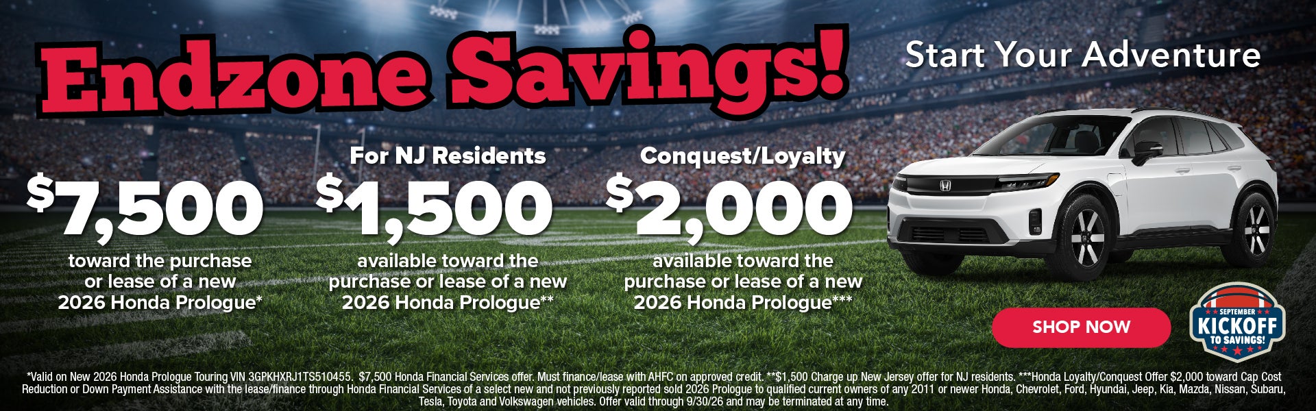 Endzone Savings